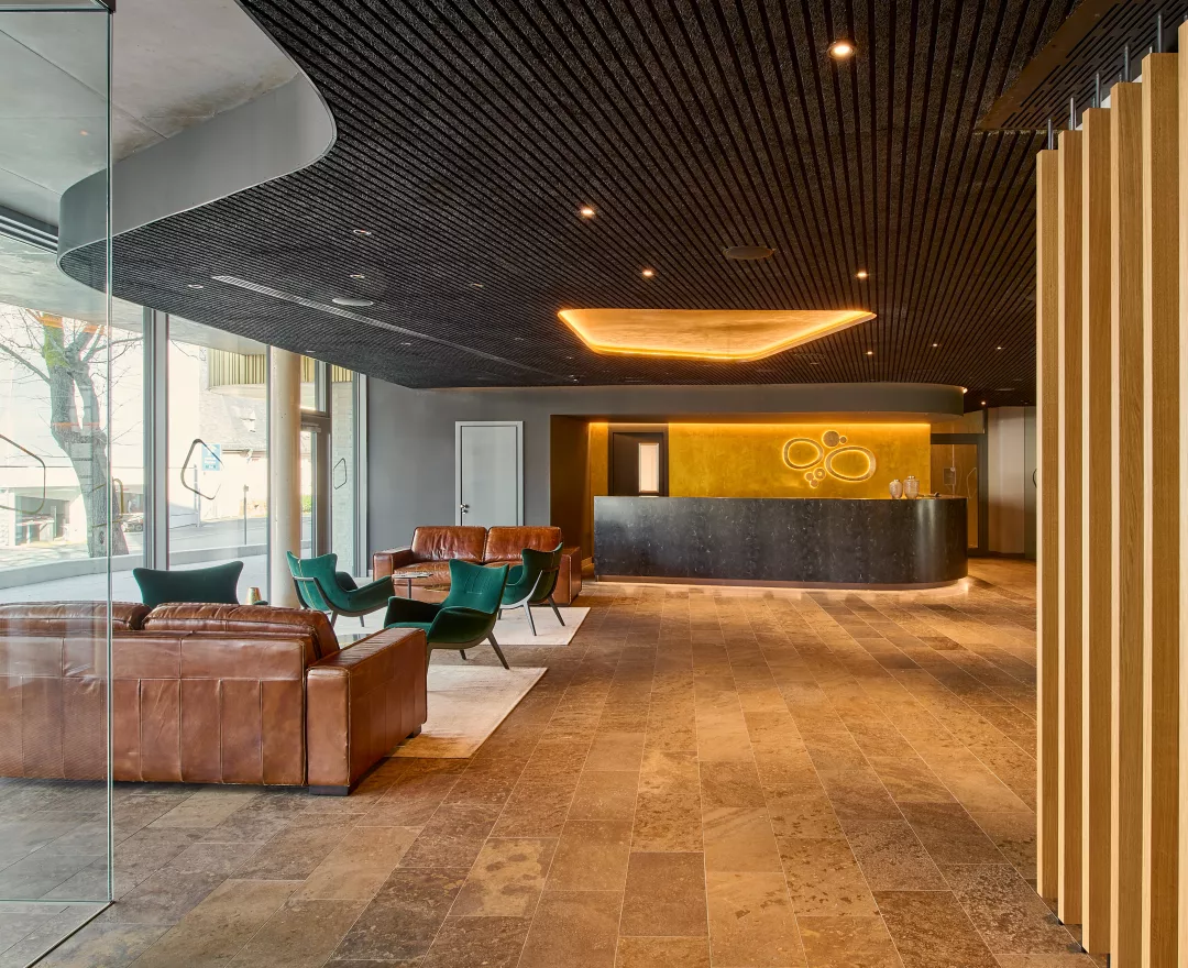 El distinguido Emser ThermenHotel de Alemania  elige HIMACS Sanremo para su diseño interior