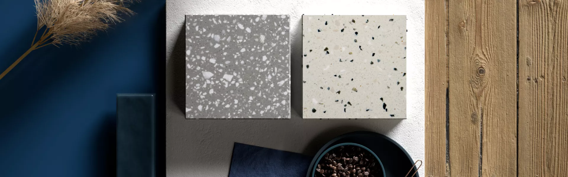 HIMACS embraces the Terrazzo trend with two new colours