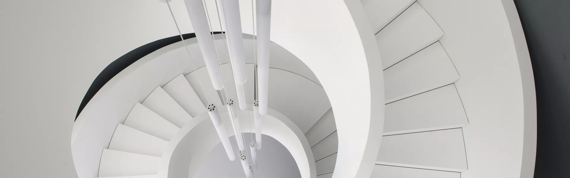 A sculptural staircase in HIMACS