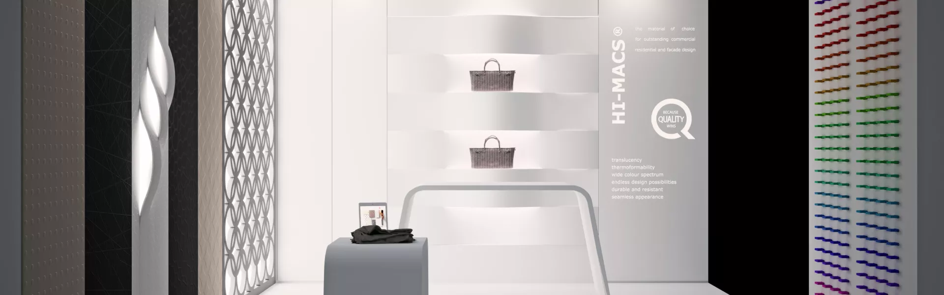 LX Hausys est de retour sur Retail Design Expo avec HIMACS Structura®