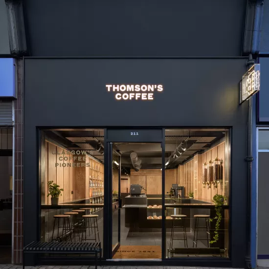 HIMACS gives Thomson’s Coffee HQ a rich and deep flavour, just like its coffee