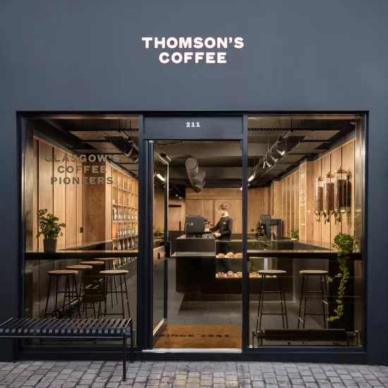 HIMACS gives Thomson’s Coffee HQ a rich and deep flavour, just like its coffee