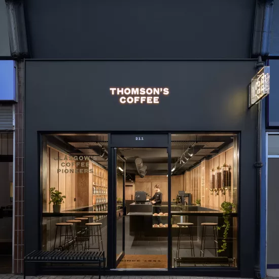 HIMACS gives Thomson’s Coffee HQ a rich and deep flavour, just like its coffee