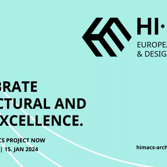 HIMACS presents the  European Architecture & Design Awards 2023