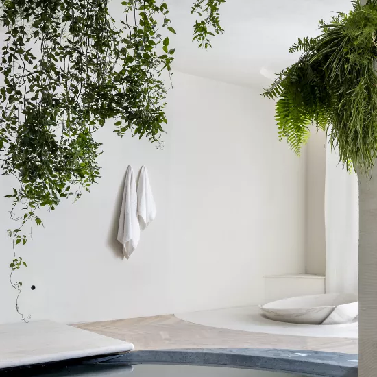 A HIMACS Oasis by Nothingstudio and Hüest  at Marbella Design & Art