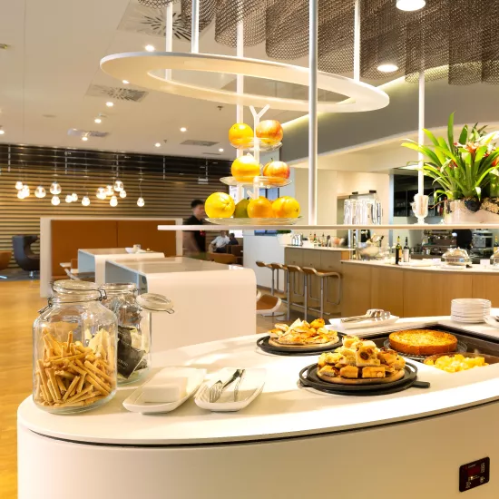 A new Lufthansa Lounge at Milan Airport with HIMACS