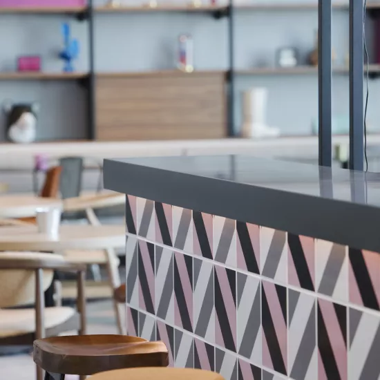 Hotel Moxy in Lisbon uses HIMACS in key areas