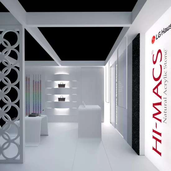 LX Hausys presents HIMACS limitless design possibilities at Retail Design Expo