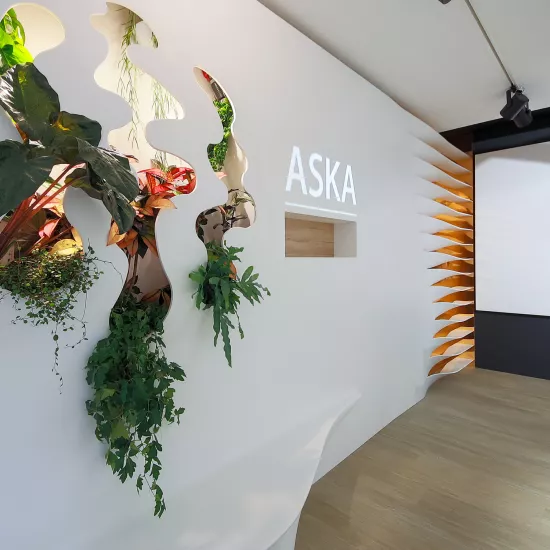 HIMACS on show in Paris at the Aska Showroom