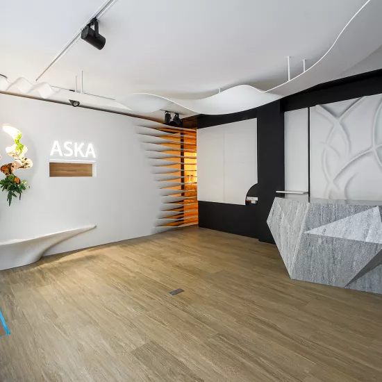 HIMACS on show in Paris at the Aska Showroom