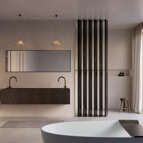 HIMACS and Marike Andeweg present four new bathroom trends