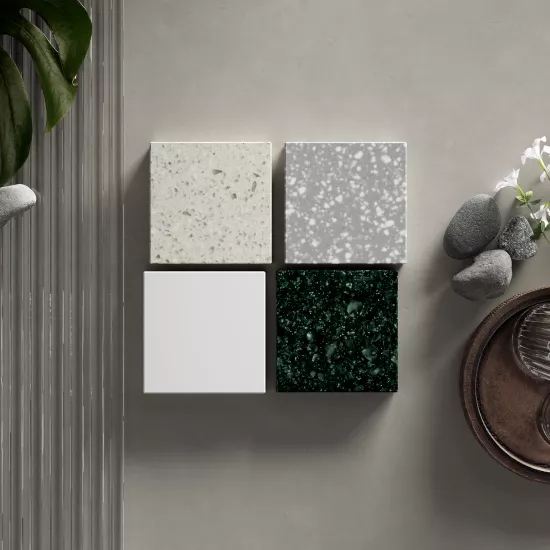 HIMACS and Marike Andeweg present four new bathroom trends