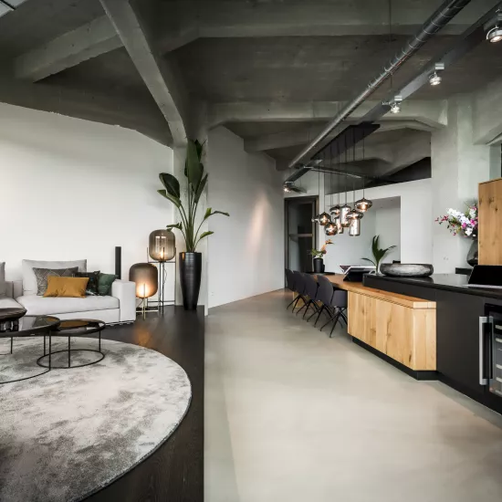 A dream loft in Eindhoven with HIMACS