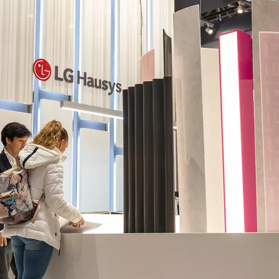 LX Hausys at EuroShop 2020: All the latest HIMACS innovations in one place