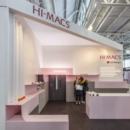 LX Hausys returns to Retail Design Expo with HIMACS Ultra-Thermoforming and 2018 colour collections