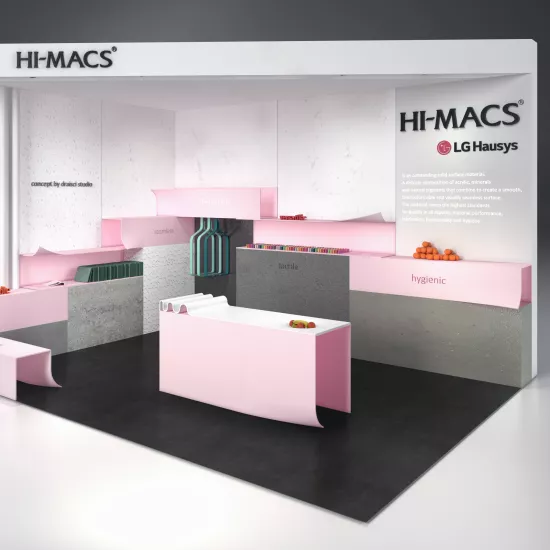 LX Hausys returns to Retail Design Expo with HIMACS Ultra-Thermoforming and 2018 colour collections