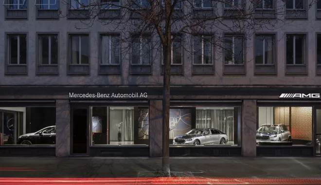 HIMACS Sanremo scelto per il primo  Stars@Mercedes-Benz-Store europeo a Zurigo