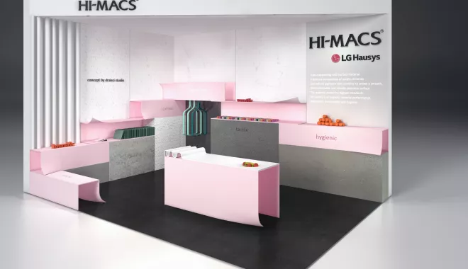 LX Hausys vuelve a la exposición Retail Design Expo con HIMACS Ultra-Thermoforming y las colecciones de colores de 2018
