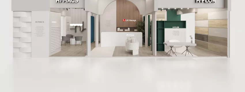 LX Hausys revient à BAU  Des solutions de design innovantes et des matériaux durables à l’honneur