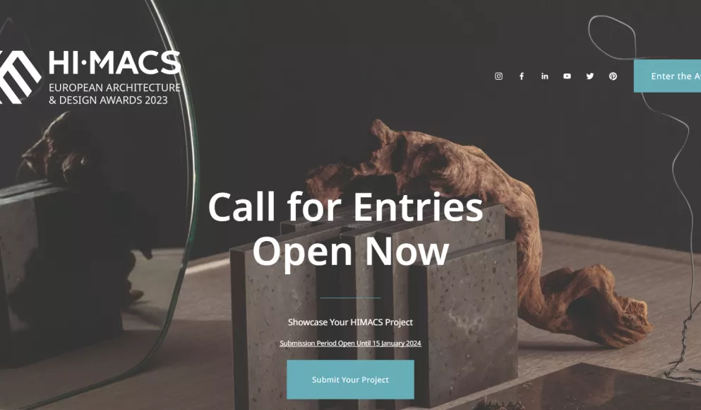 HIMACS présente les  European Architecture & Design Awards 2023