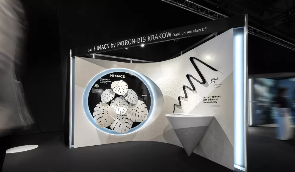 HIMACS Partners with COAST Office to Present Sculptural Design with Recycled-Content Colours at Architect@Work