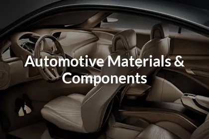 Matériaux et composants automobiles 