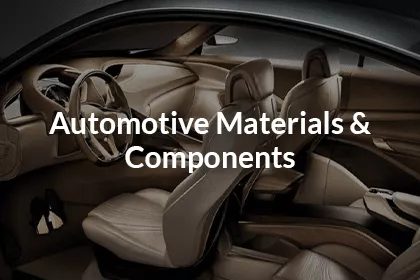 Matériaux et composants automobiles