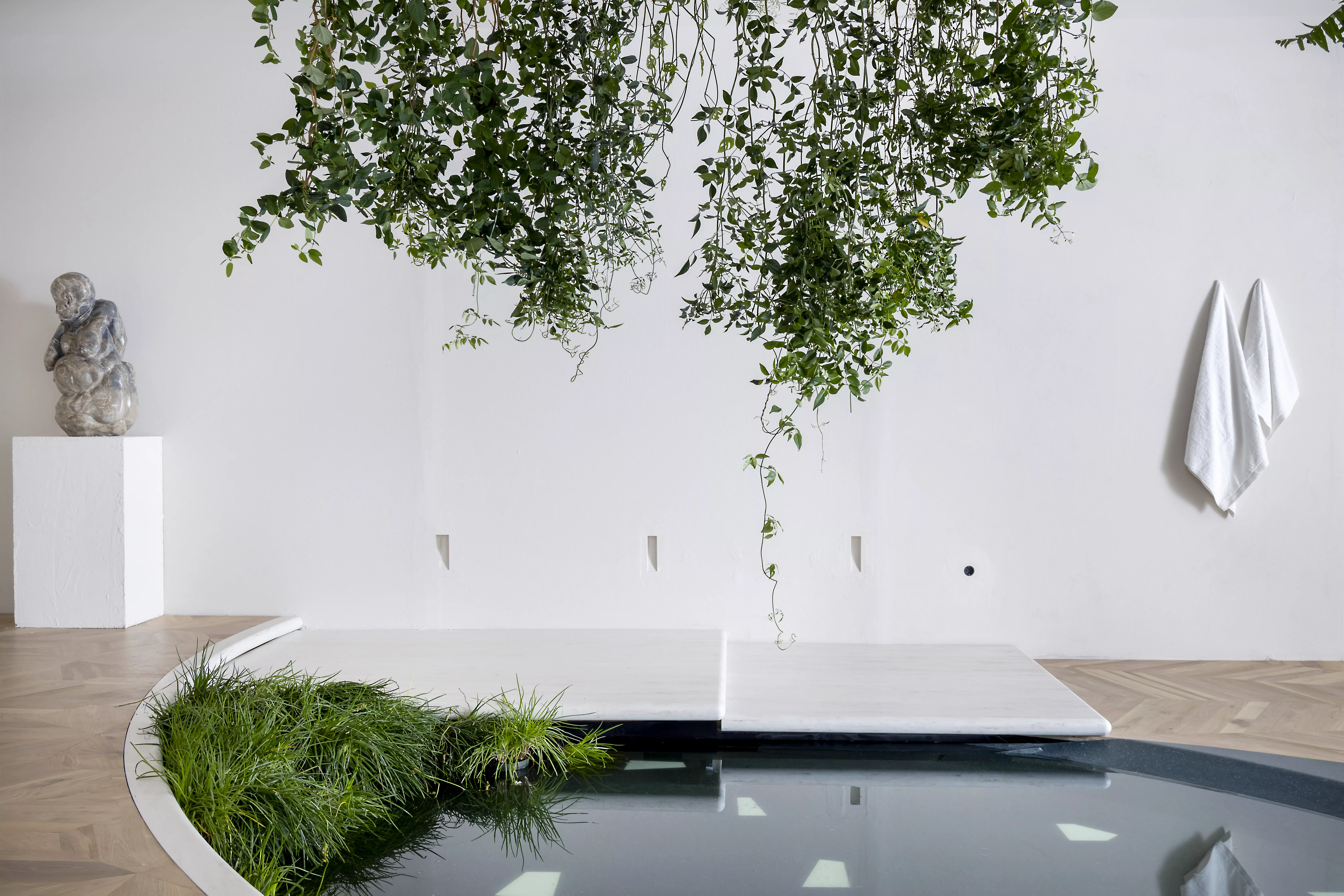 A HIMACS Oasis by Nothingstudio and Hüest  at Marbella Design & Art