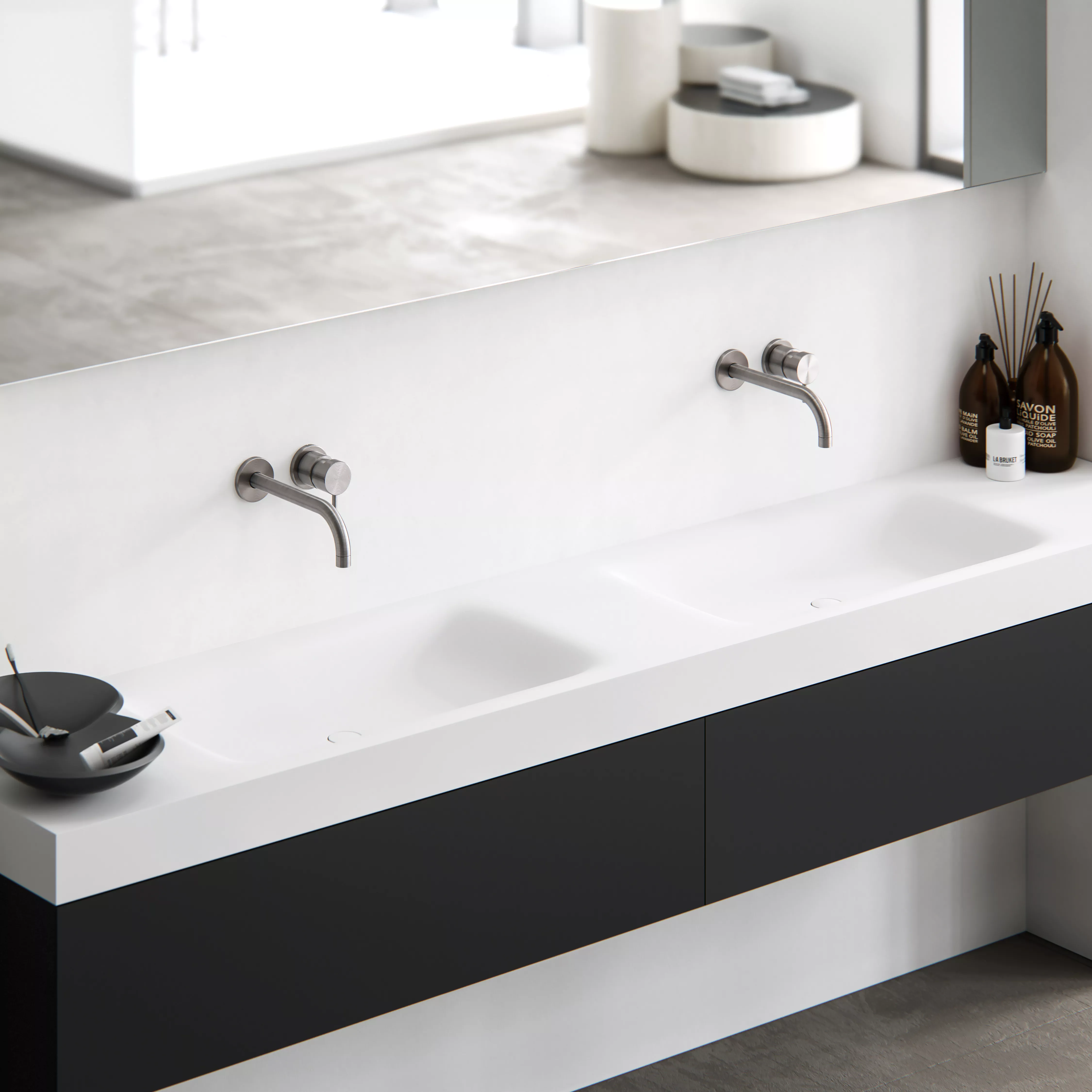 Contemporary bathroom styling by Baths by Clay 