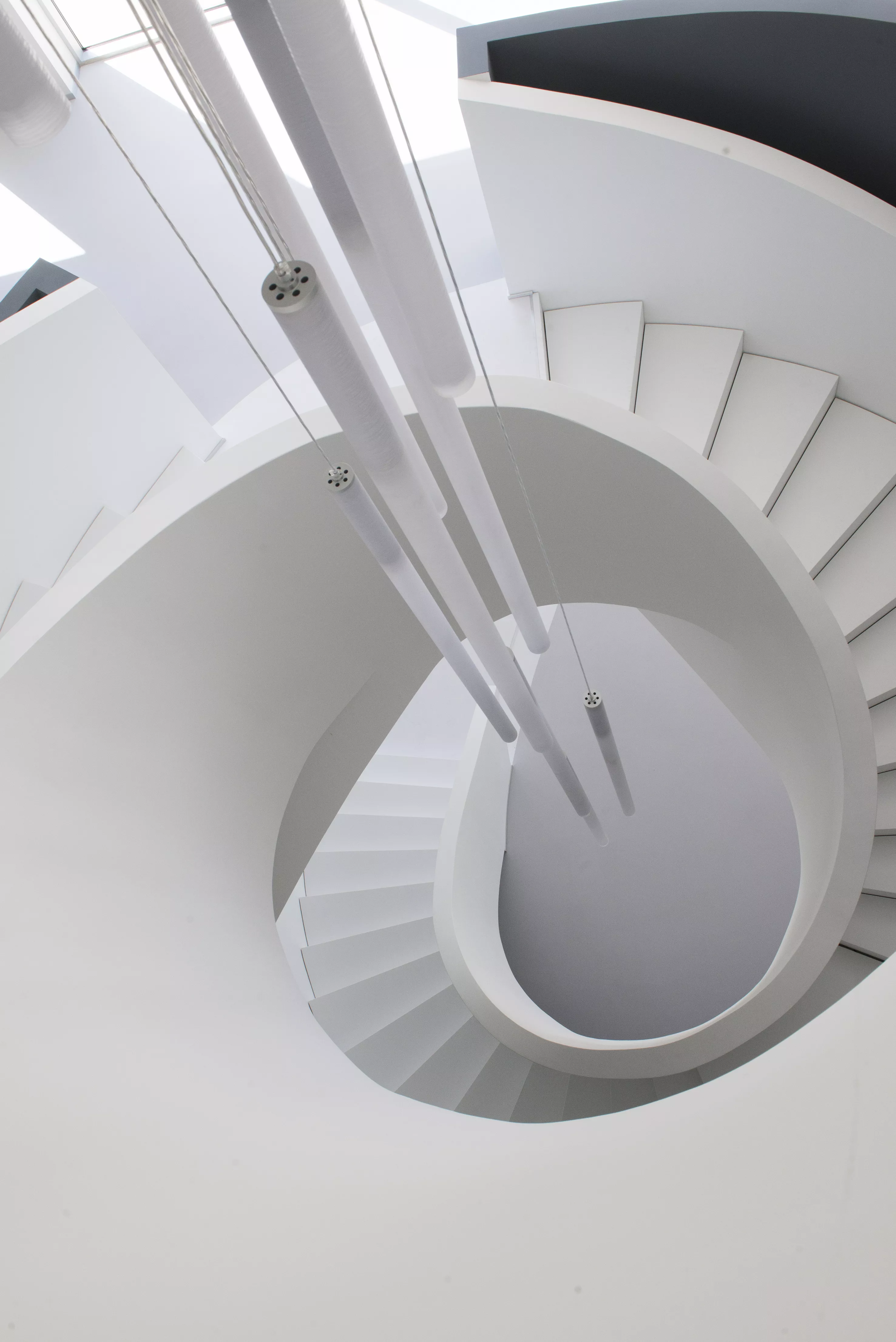 A sculptural staircase in HIMACS