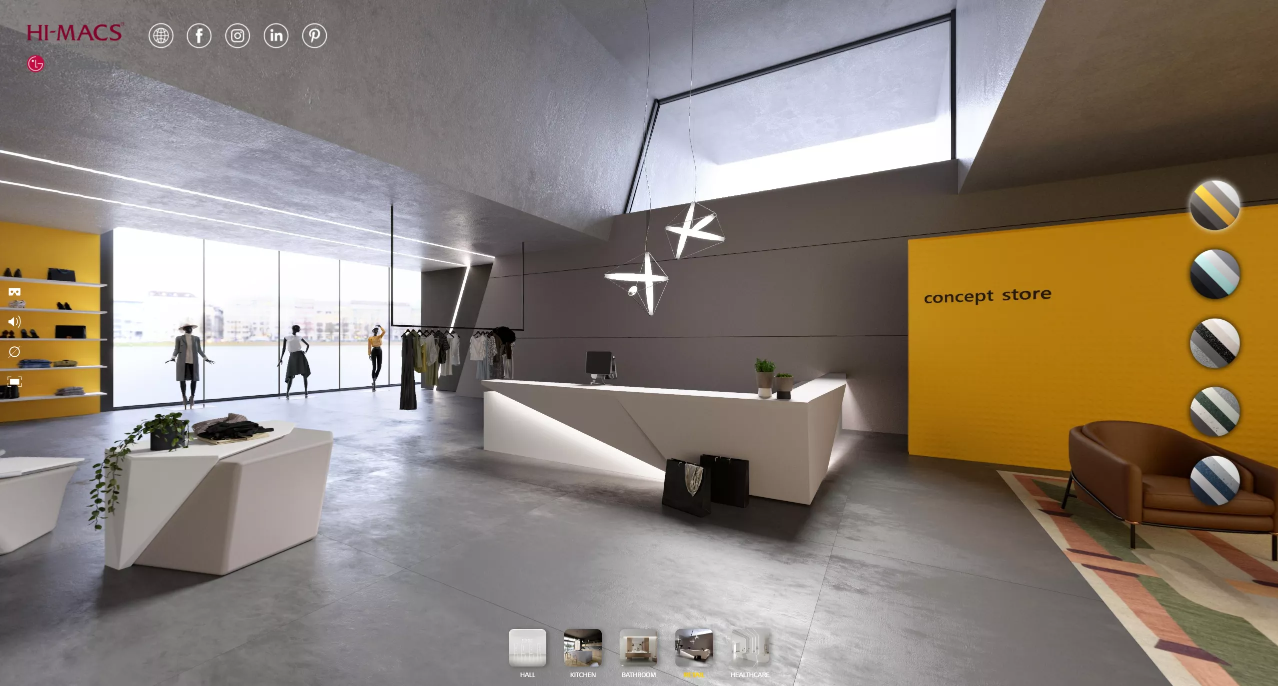 HIMACS lance un tout nouveau showroom interactif virtuel