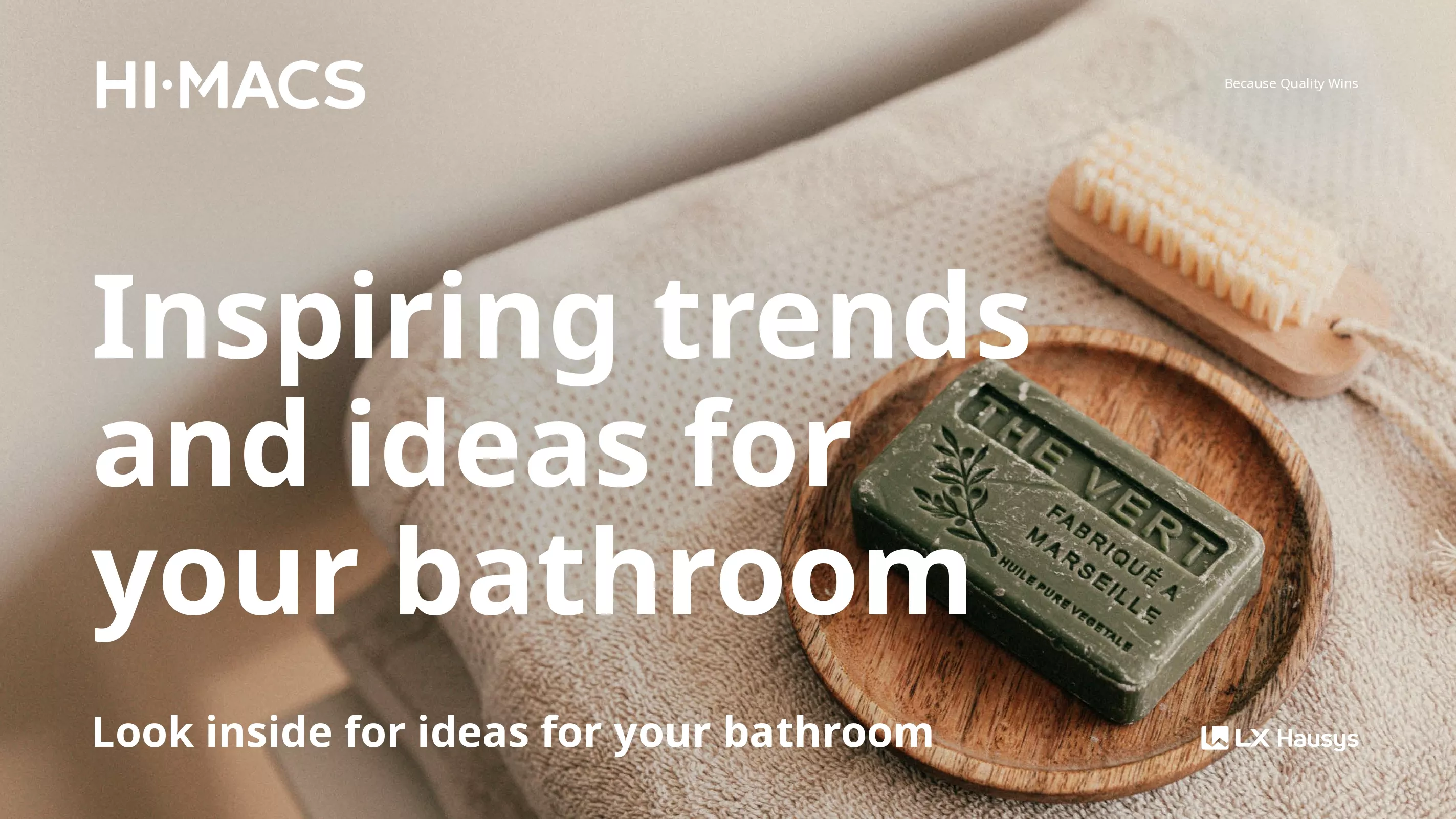 HIMACS and Marike Andeweg present four new bathroom trends