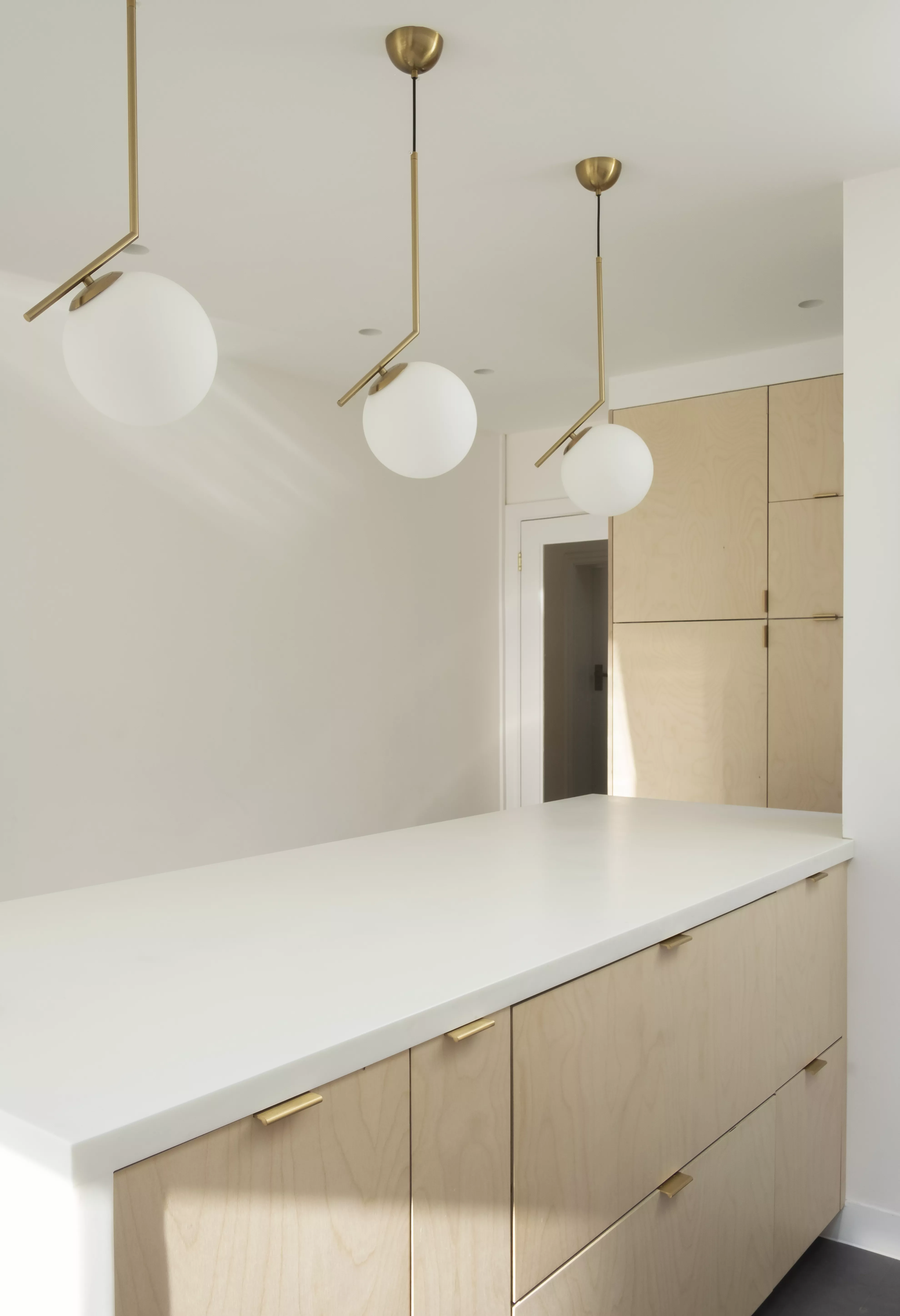 A dreamy minimalist kitchen with HIMACS elements in the Nook House