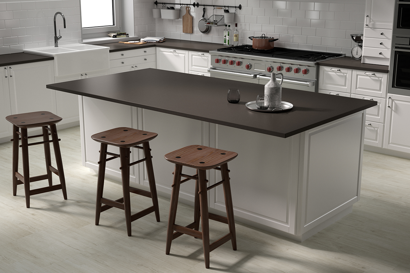 LX Hausys HFLOR - Choose low-contrast colors for kitchen unity, avoiding eye-jarring contrasts.