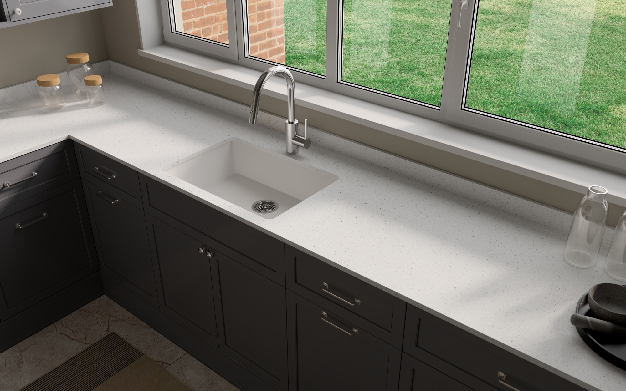 LX Hausys' HIMACS Solid Surface products are designed to withstand everyday wear and tear.