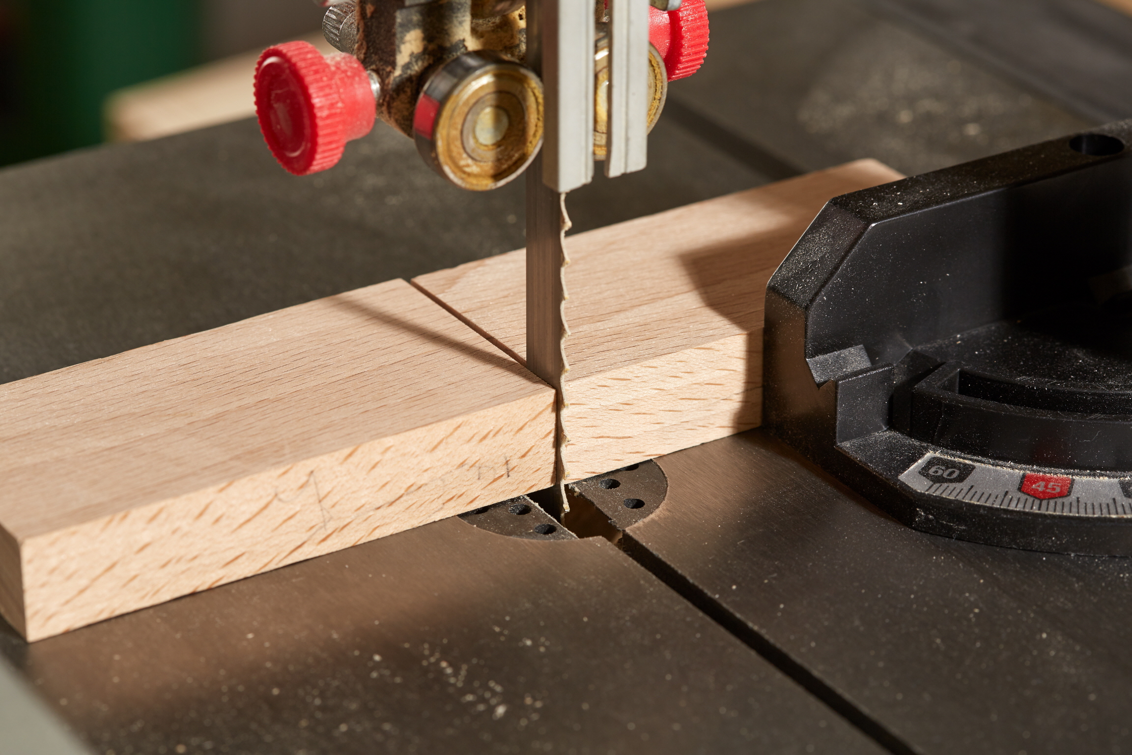 Use a circular saw or table saw to cut the stiles to desired length and width.