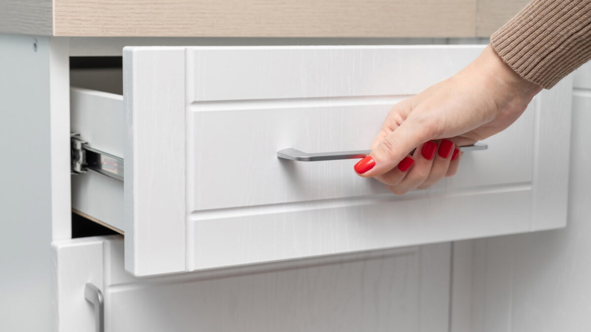 Can You Replace the White Front of Kitchen Drawers?