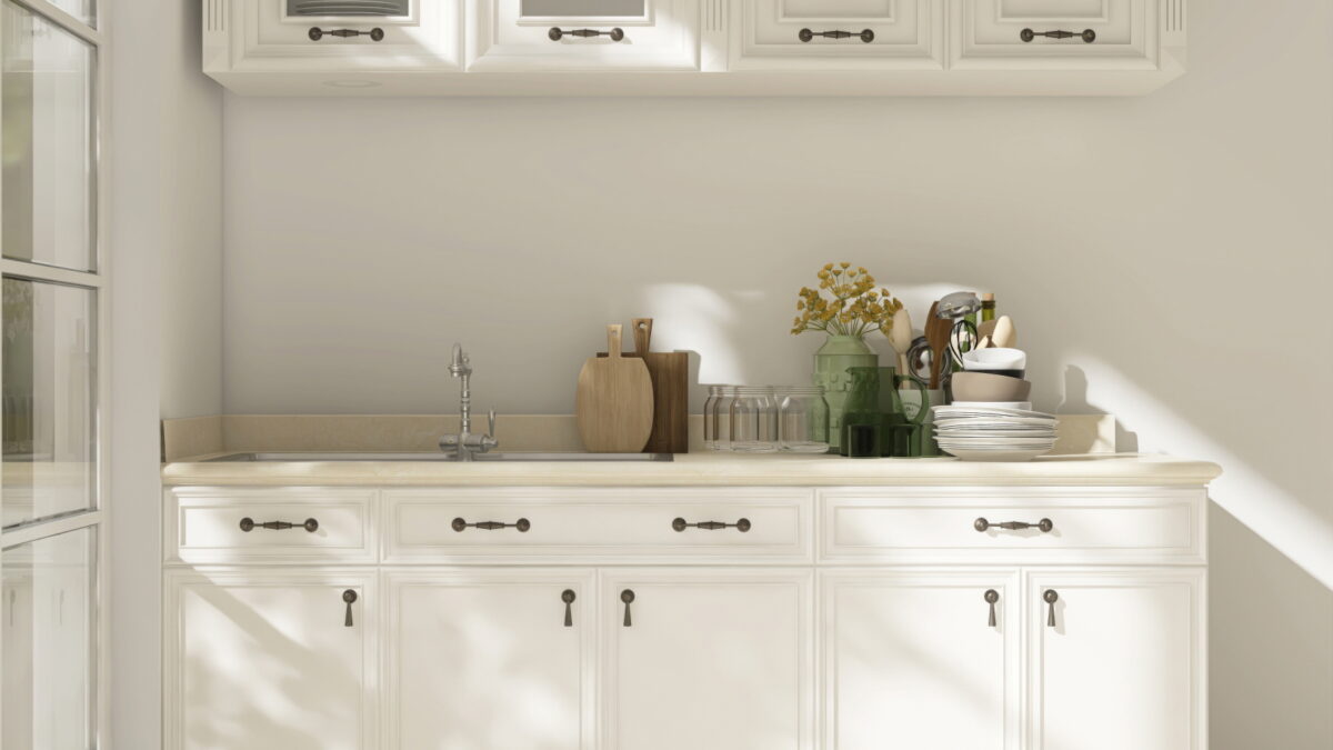 How to Paint and Update Your Kitchen’s White Laminate Cabinet Doors