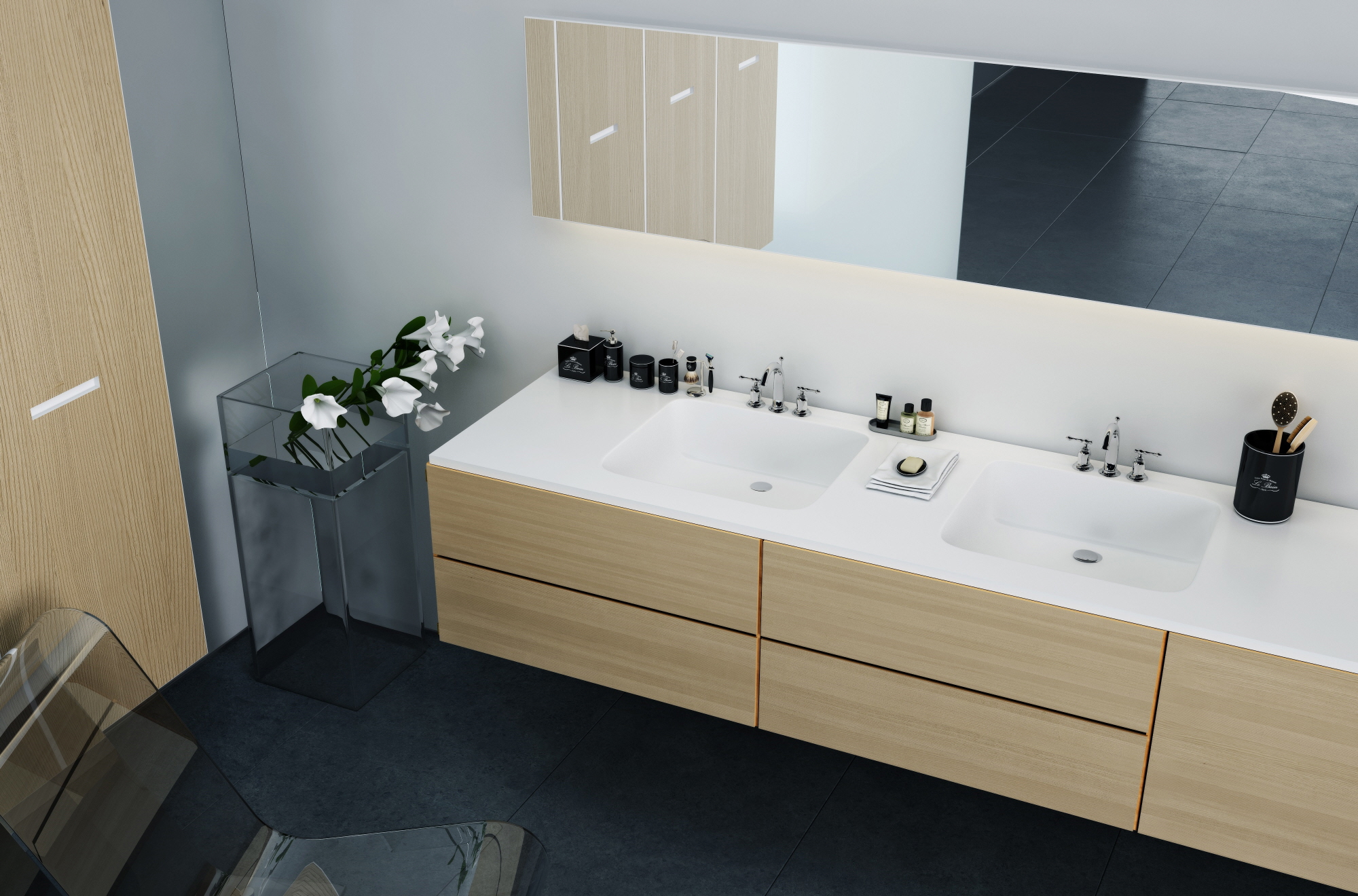 LX Hausys offers a wide range of high-quality brands perfect for your guest bathroom project.