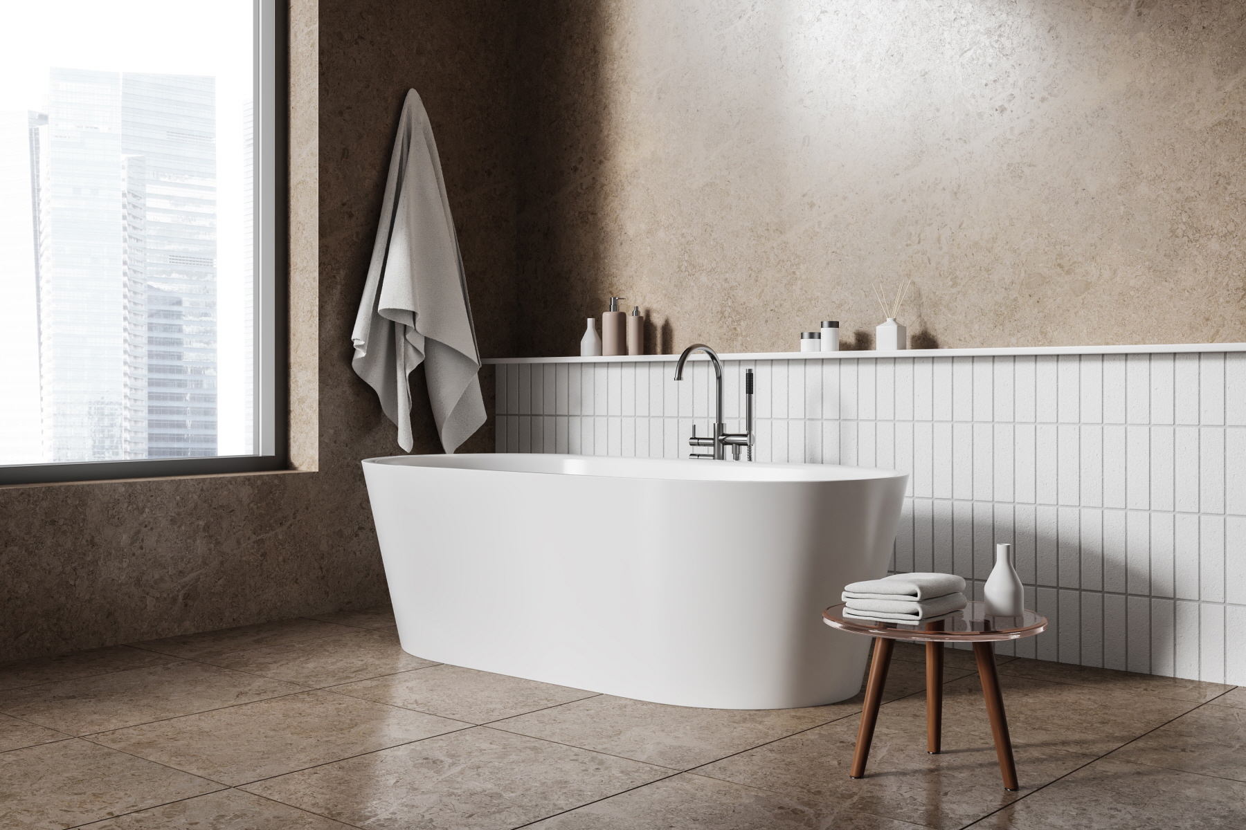 An elegant bath area is a standout feature that brings class and sophistication to your bathroom.