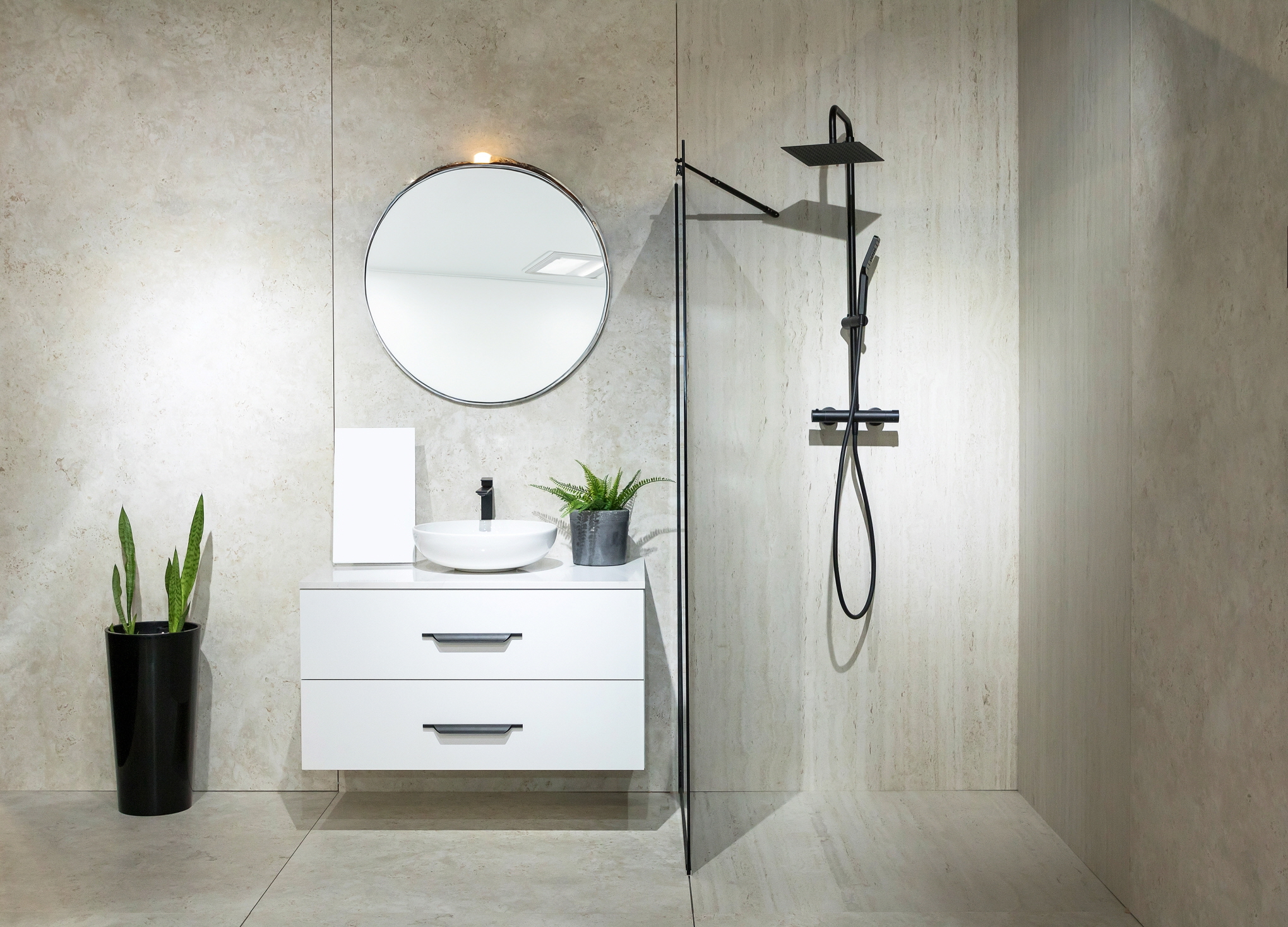 Creative bathroom layouts are becoming increasingly popular in smaller homes.