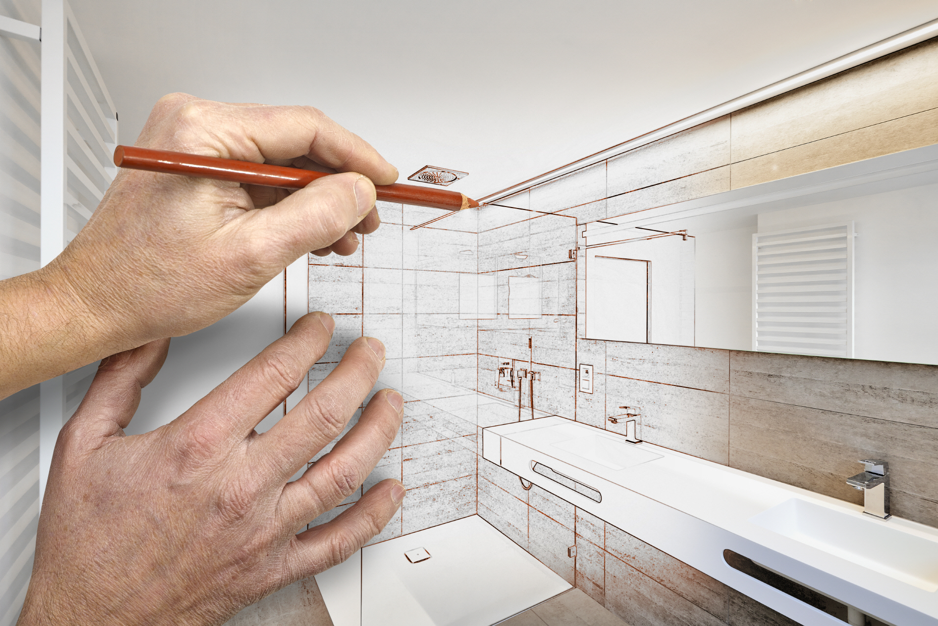 Start by gathering and refining your design ideas to set the direction for your bathroom remodeling project.