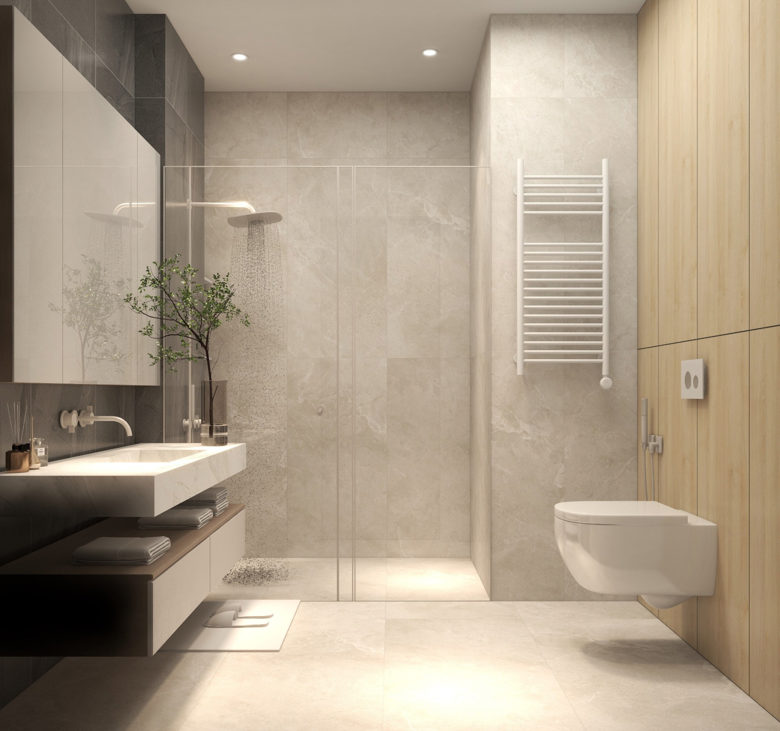 Upgrade your toilet to enhance comfort in your bathroom.