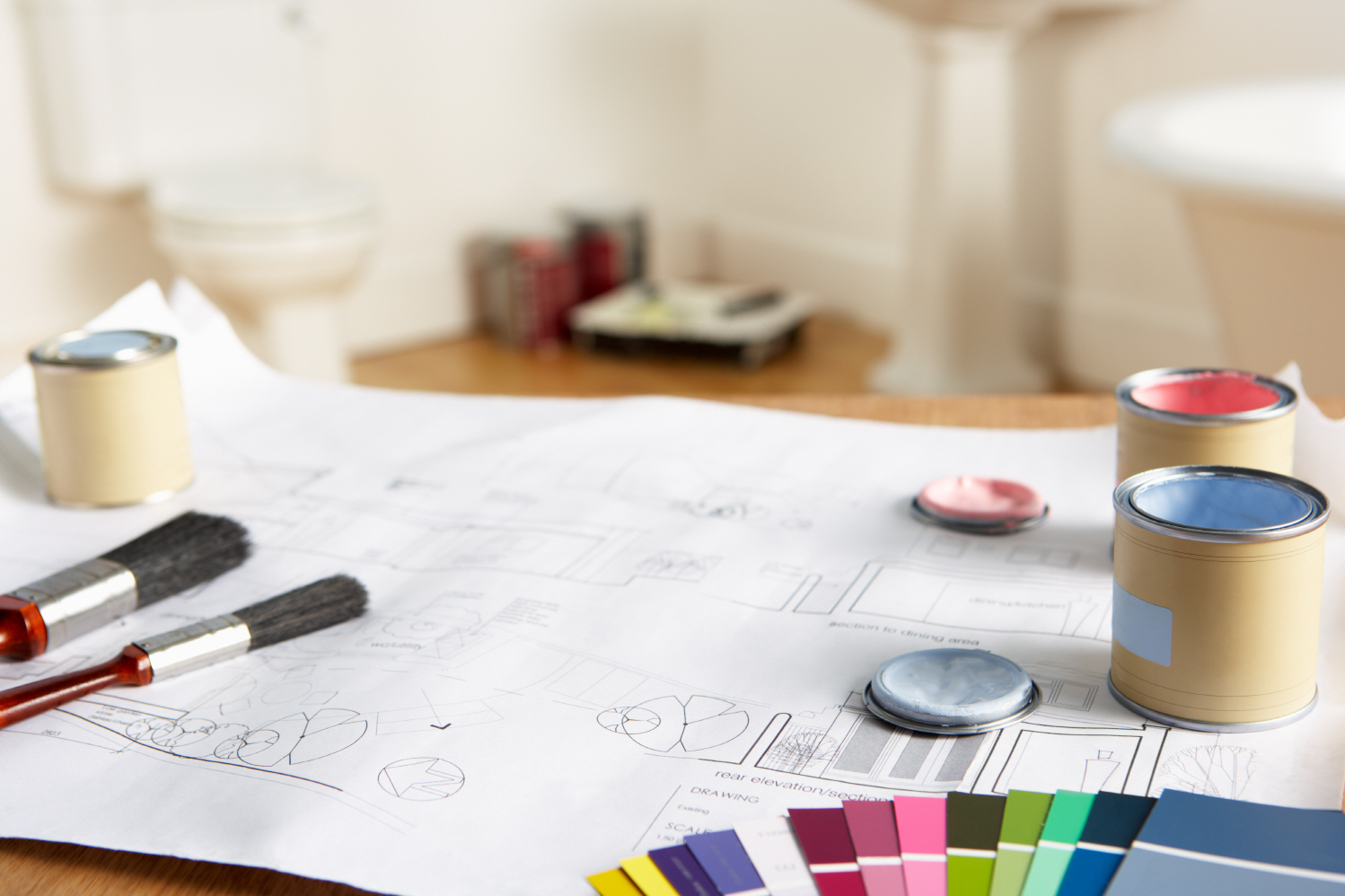 Plan the layout, ventilation system, lighting design, flooring options, and more to ensure all elements of your bathroom remodel work together in harmony.