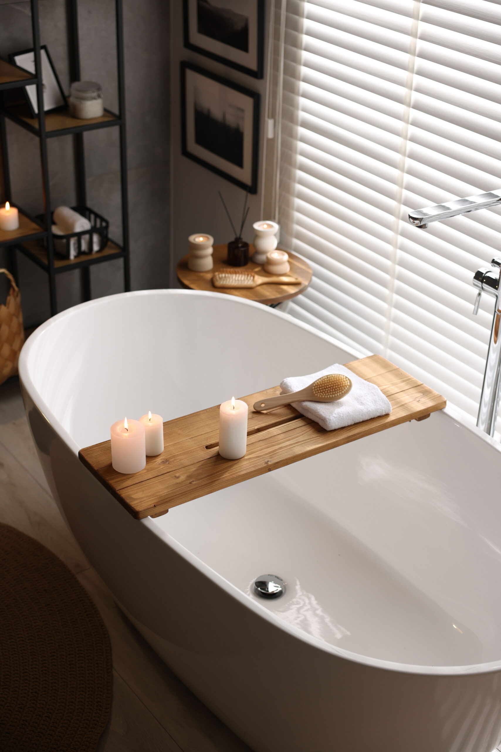 A stylish bathtub is an eye-catching feature that can enhance the overall appeal of your bathroom.