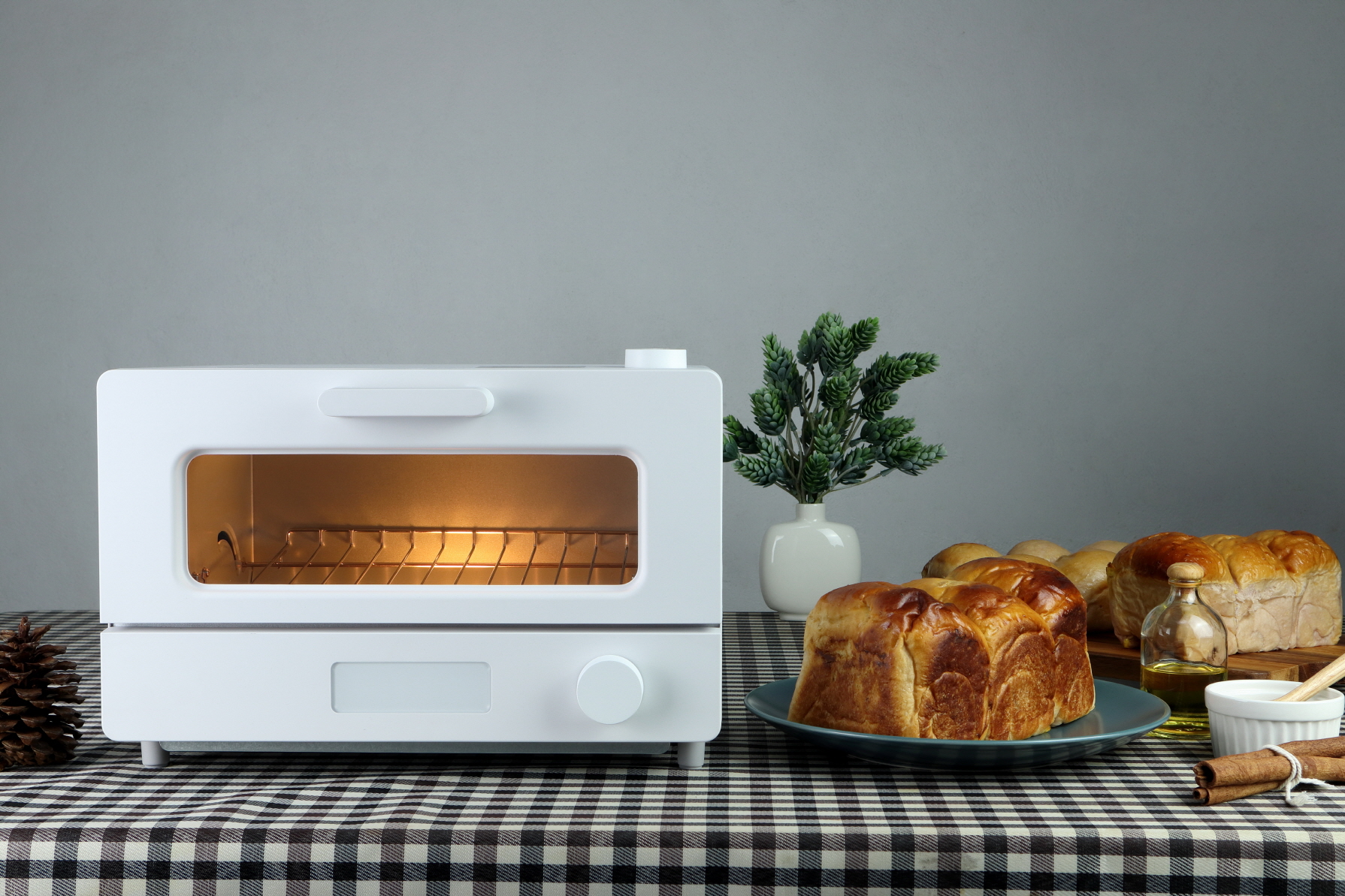 A toaster oven is a versatile appliance that combines baking, air frying, toasting, and broiling functions in one unit.