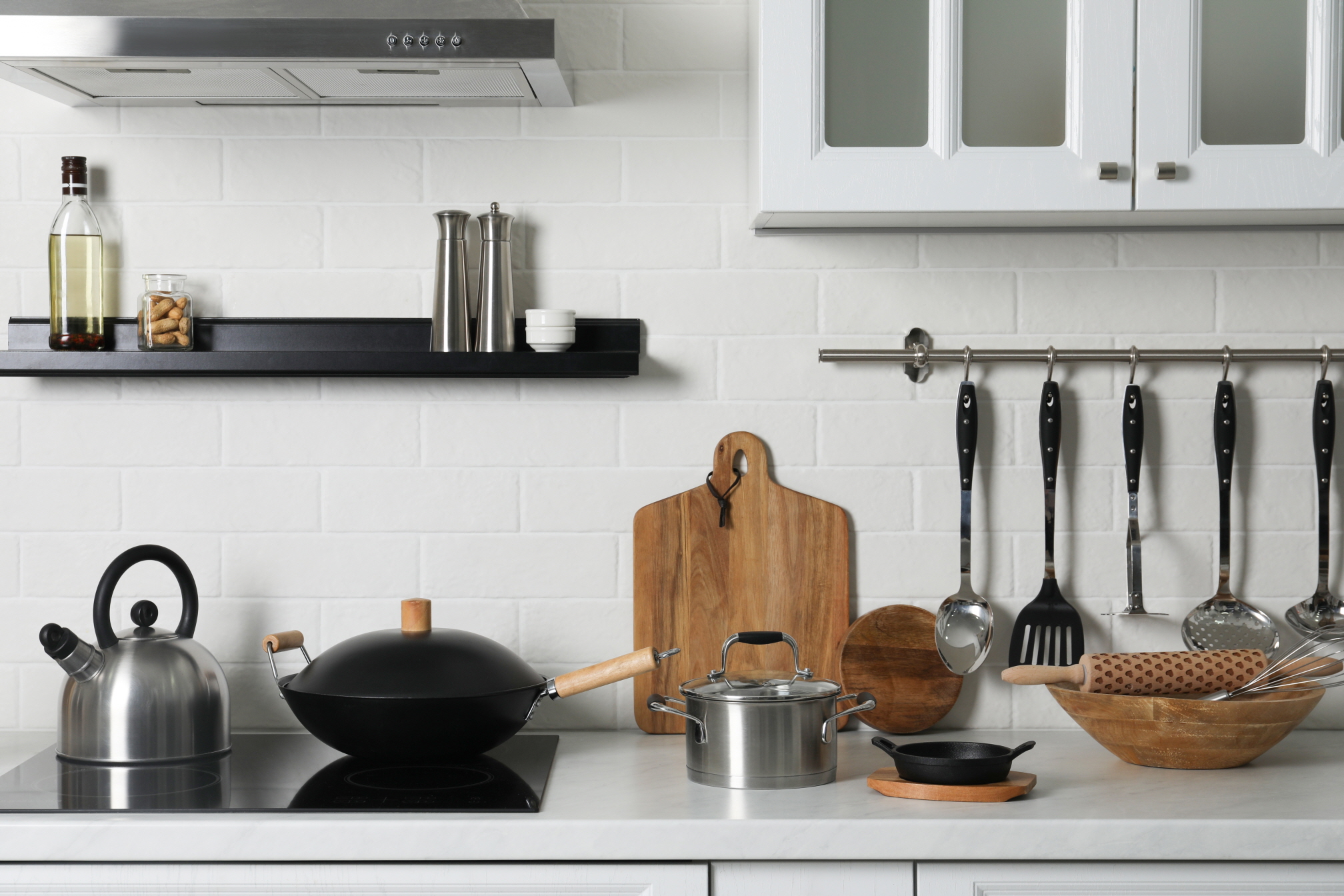 Make sure essential items like pots and pans are within easy reach to streamline the cooking process.